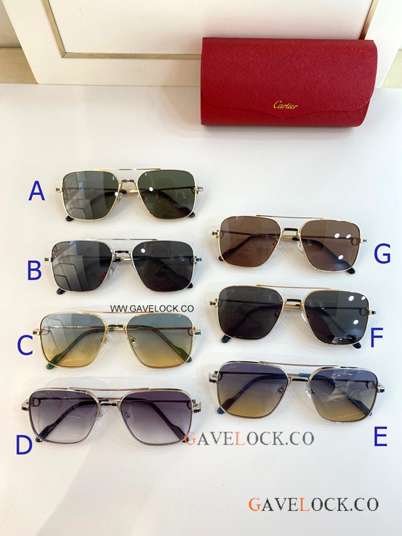 Copy Premiere Cartier Sunglasses CT0388S Gold Green